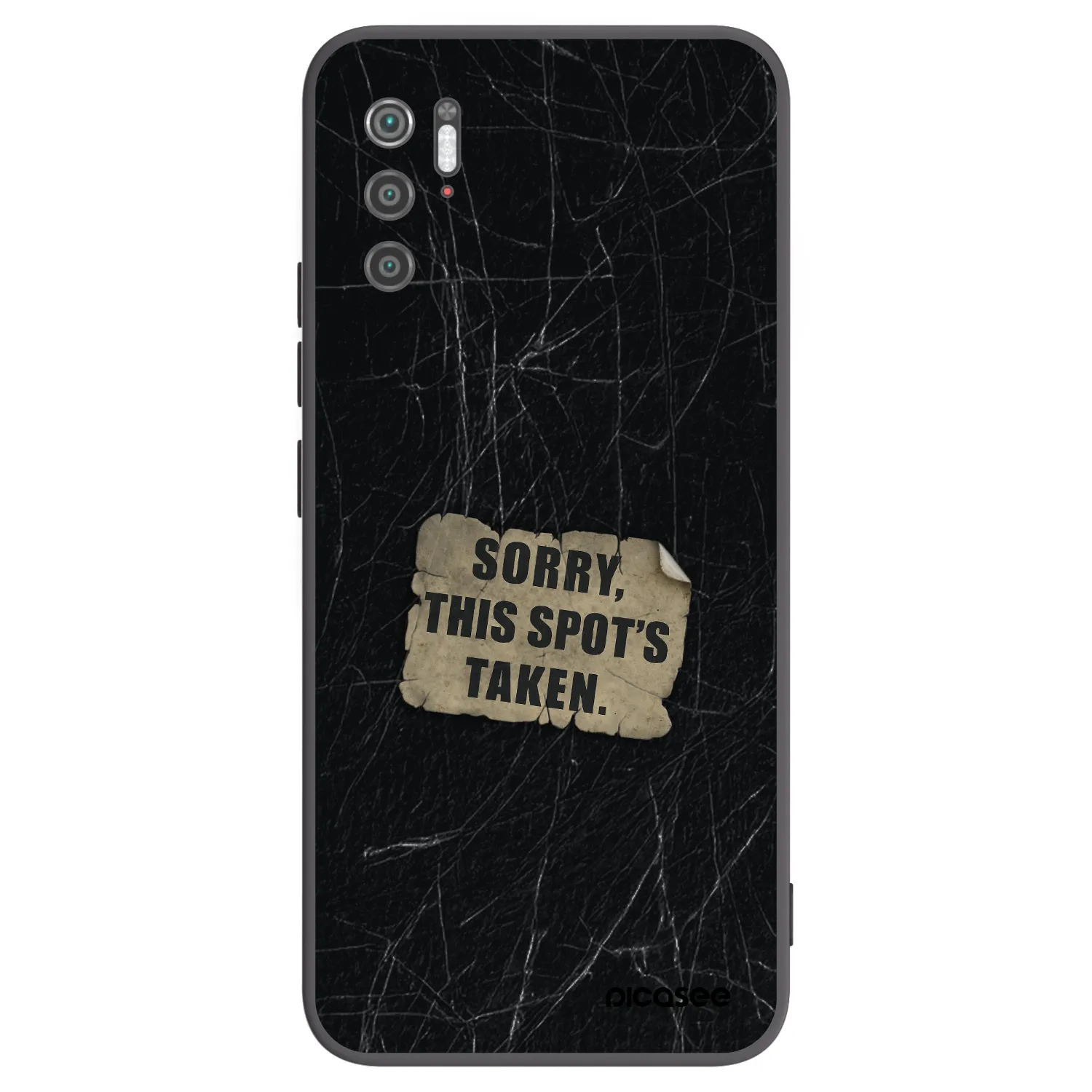Picasee Xiaomi Poco M3 Pro 5G Hülle - Schwarzes Silikon - SORRY