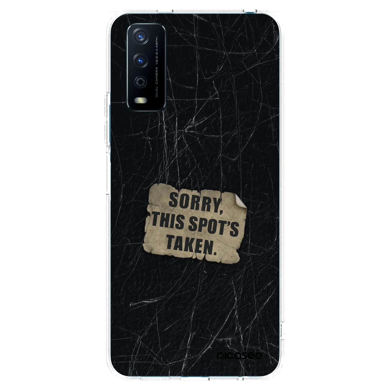 Picasee Vivo Y11s Hülle - Transparentes Silikon - SORRY