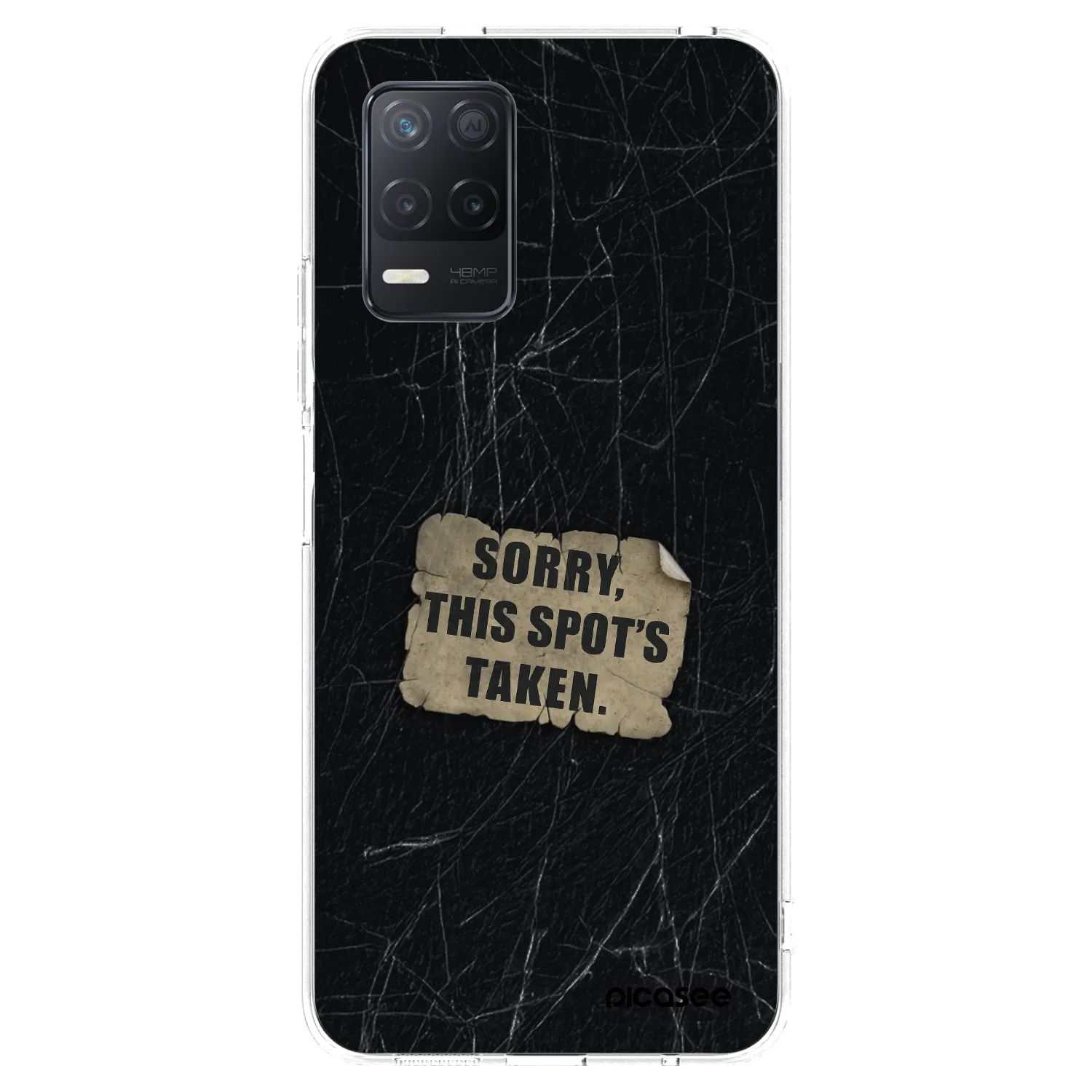 Picasee Realme 8 5G Hülle - Transparentes Silikon - SORRY
