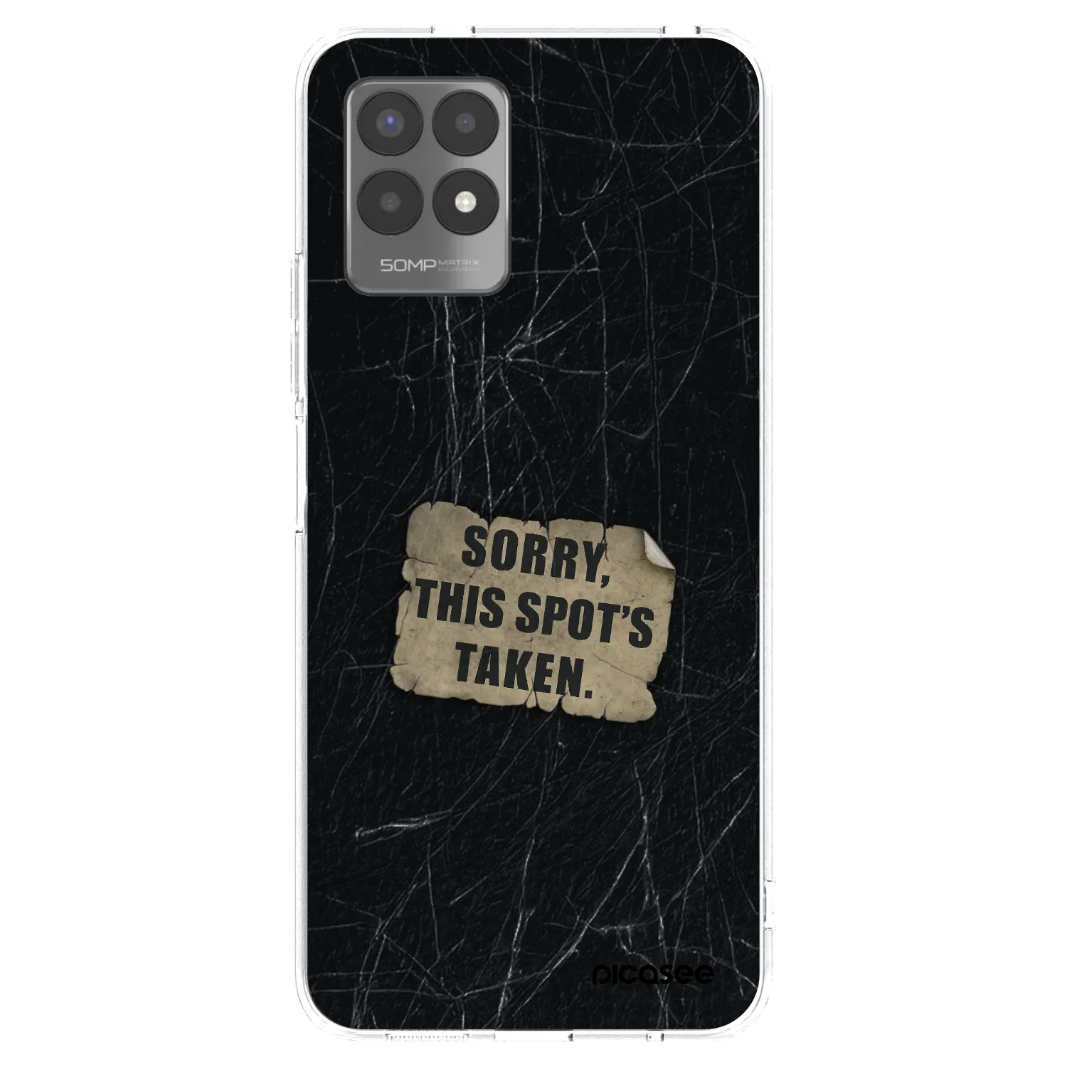 Picasee Realme 8i Hülle - Transparentes Silikon - SORRY