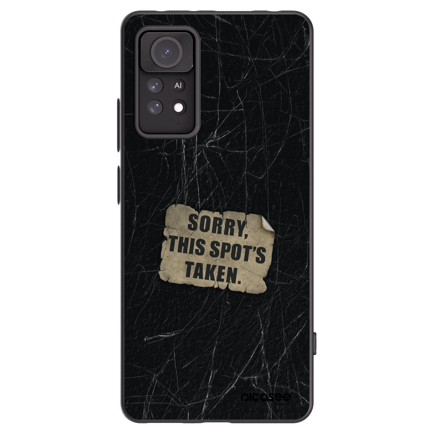 Picasee Xiaomi Redmi Note 11 Pro 5G Hülle - Schwarzes Silikon - SORRY