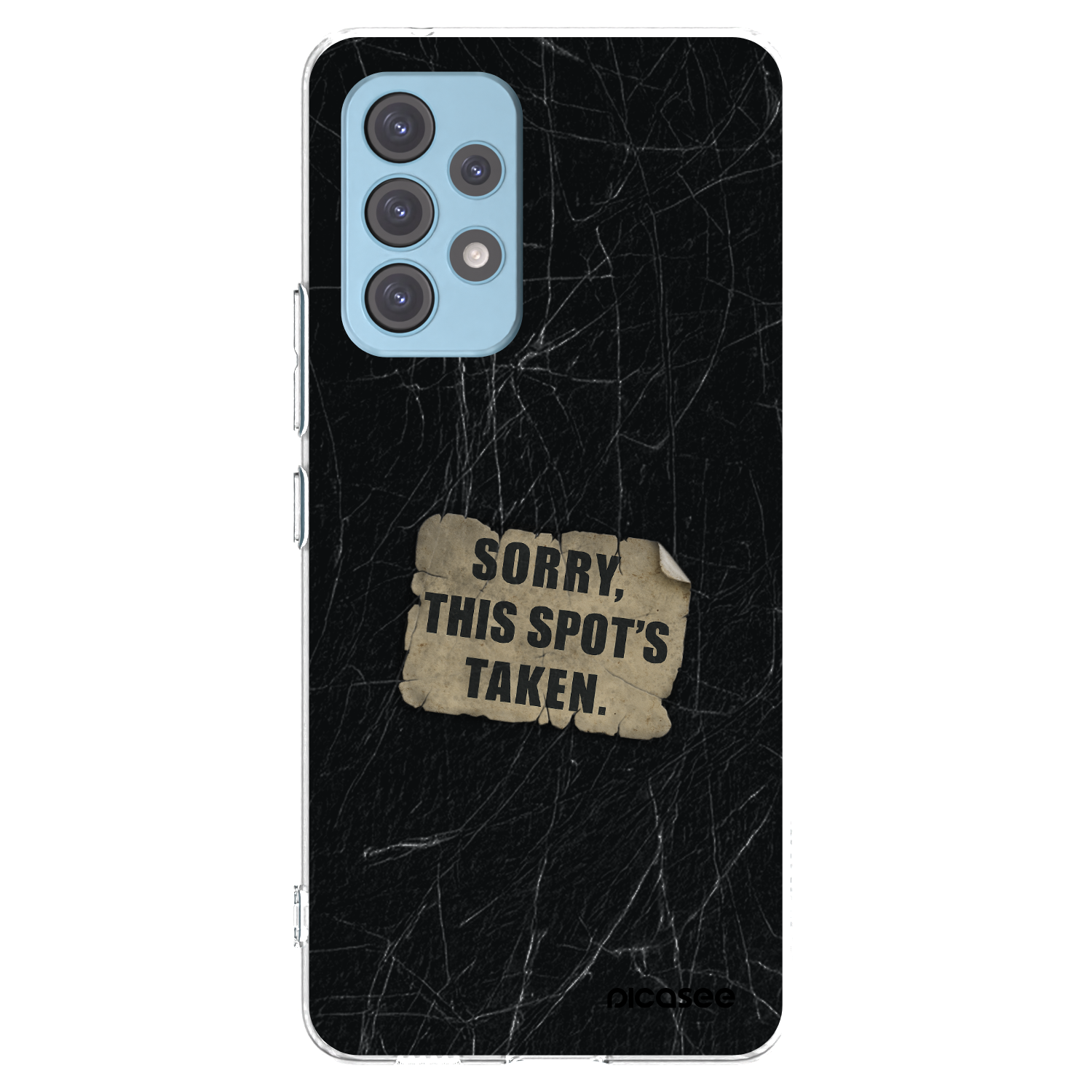 Picasee Samsung Galaxy A53 5G A536 Hülle - Transparentes Silikon - SORRY