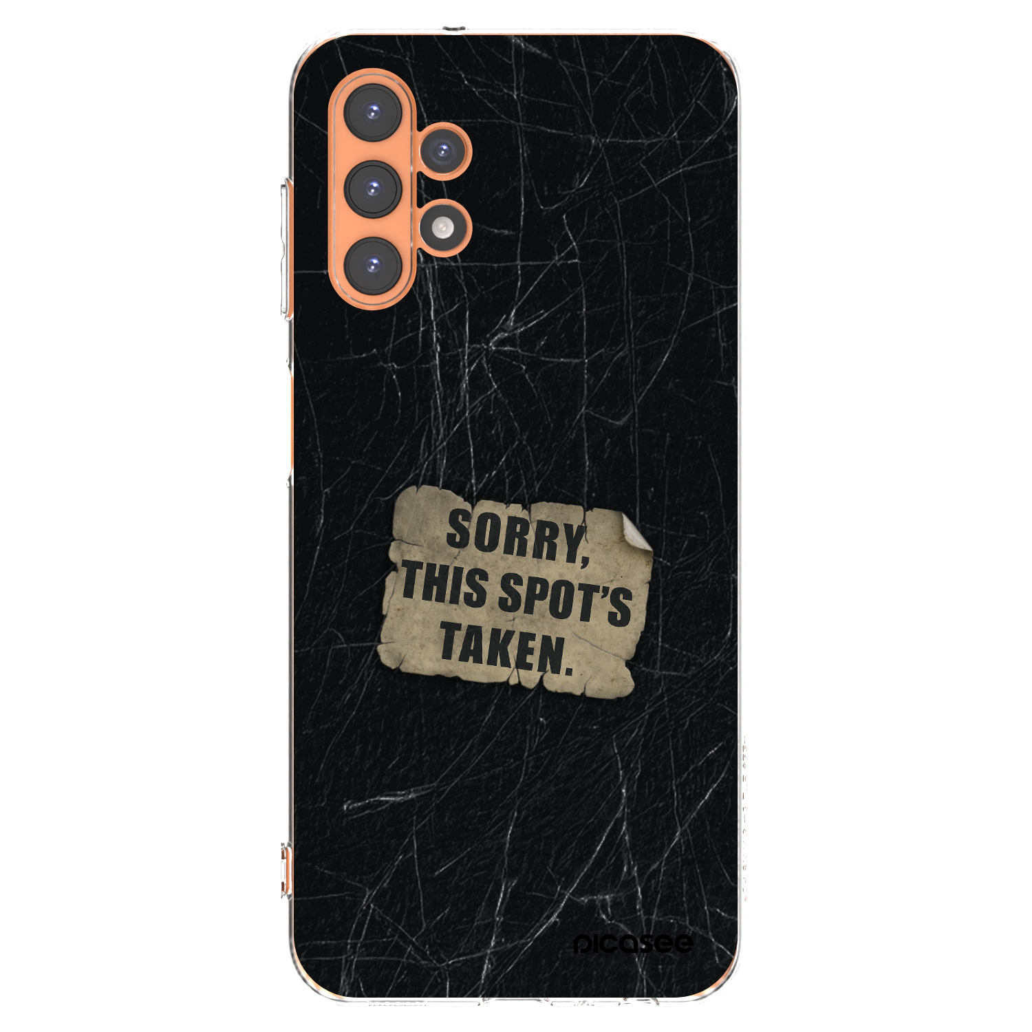 Picasee Samsung Galaxy A13 4G A135 Hülle - Transparentes Silikon - SORRY
