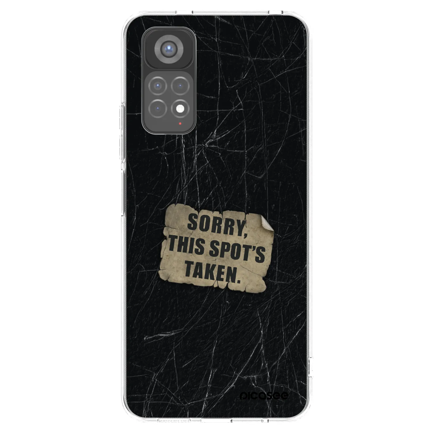 Picasee Xiaomi Redmi Note 11S 5G Hülle - Transparentes Silikon - SORRY