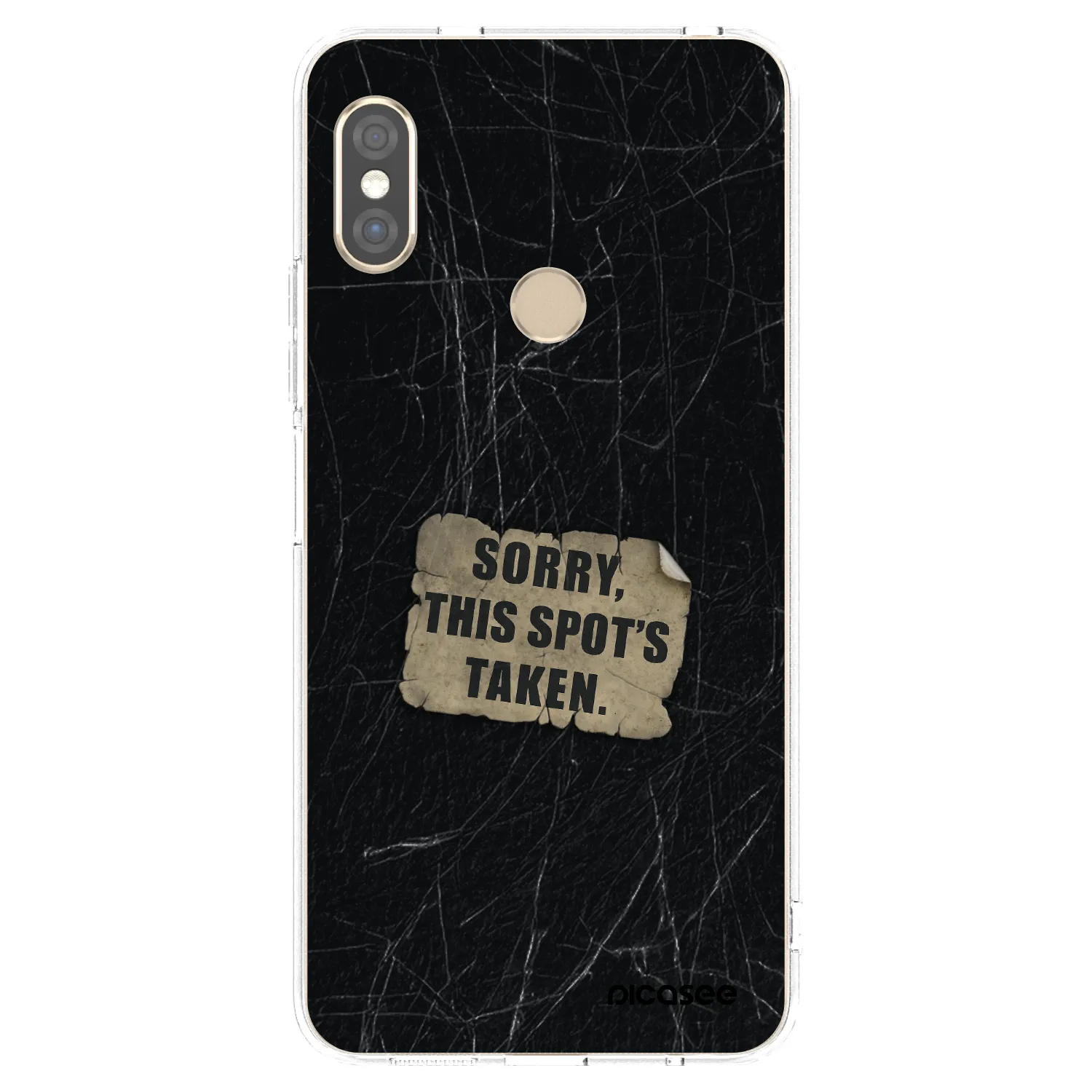 Picasee Xiaomi Redmi Note 5 Global Hülle - Transparentes Silikon - SORRY