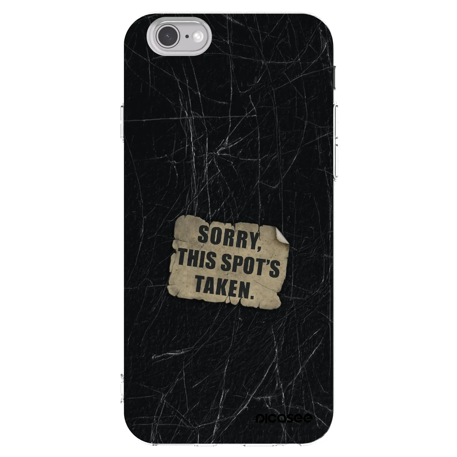 Picasee Apple iPhone 6/6S Hülle - Transparentes Silikon - SORRY