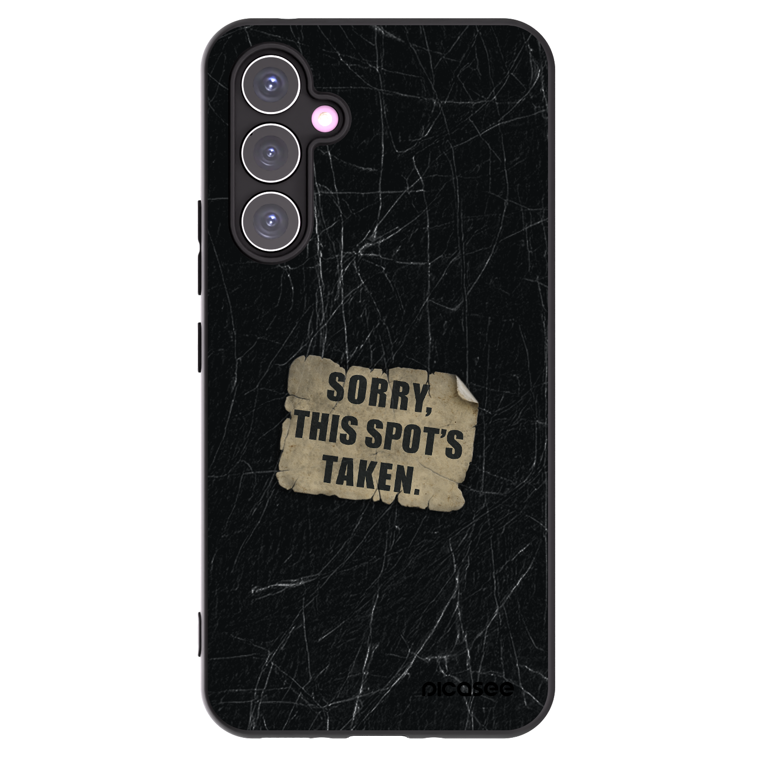 Picasee Samsung Galaxy A54 5G A546B Hülle - Schwarzes Silikon - SORRY
