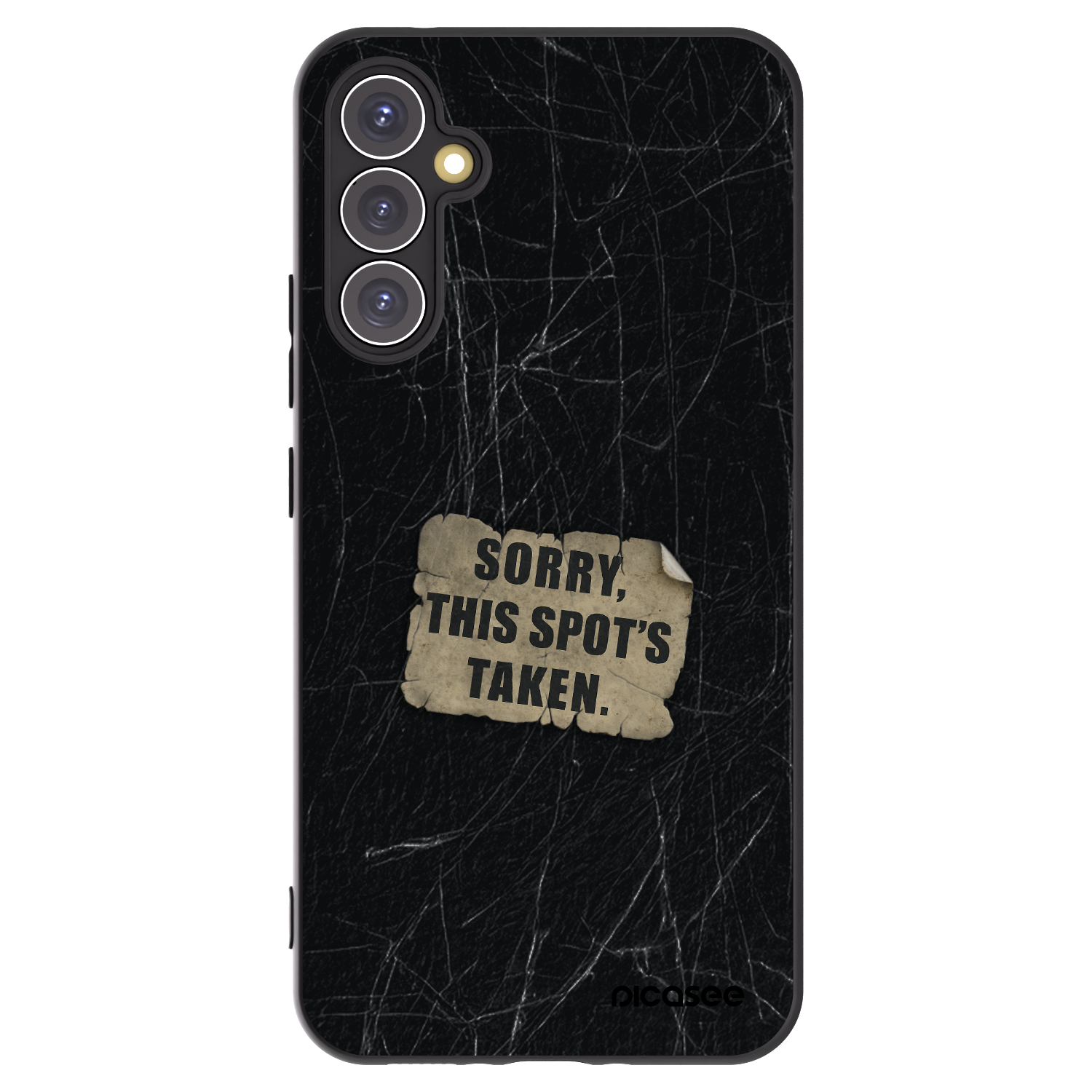 Picasee Samsung Galaxy A34 5G A346B Hülle - Schwarzes Silikon - SORRY
