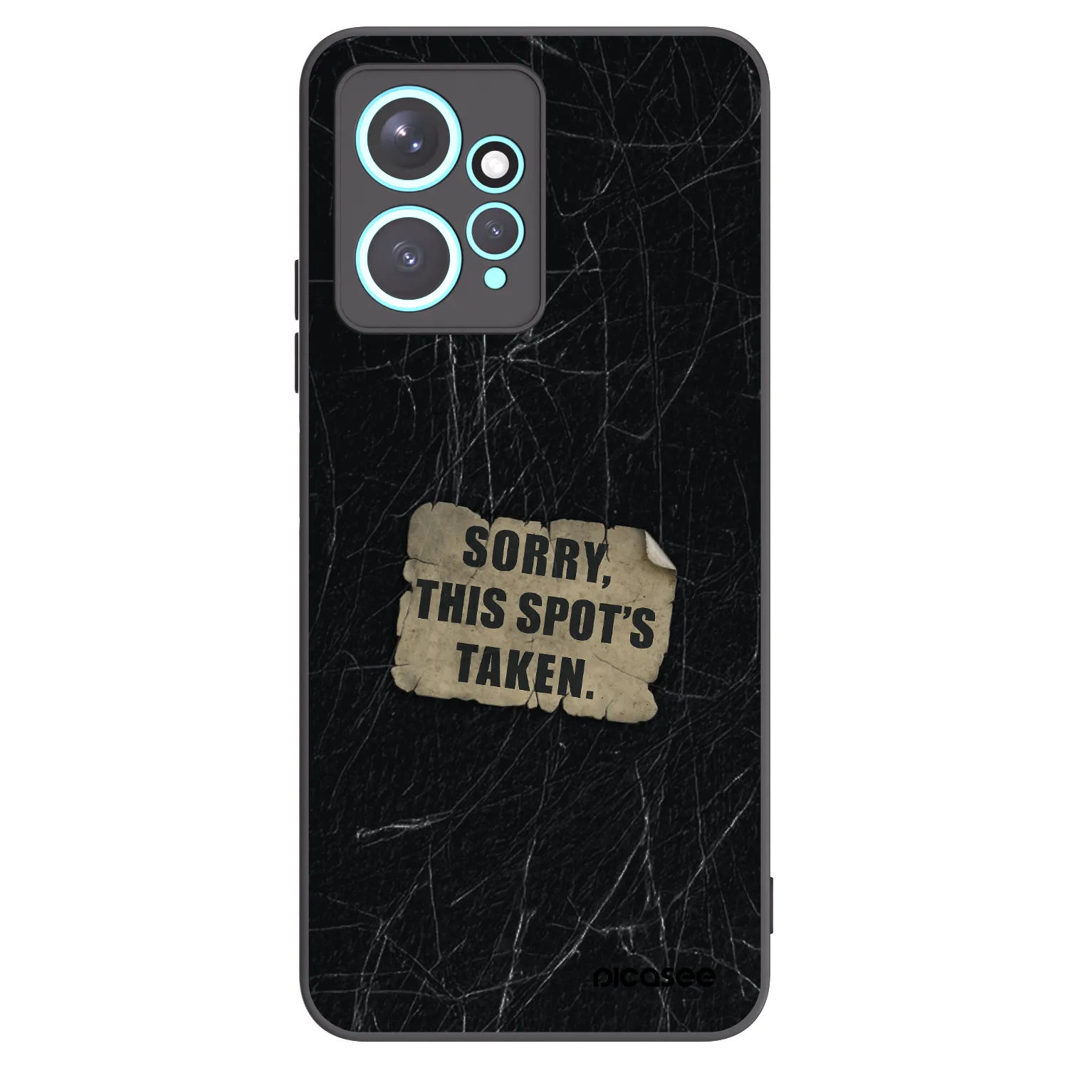 Picasee Xiaomi Redmi Note 12 4G Hülle - Schwarzes Silikon - SORRY