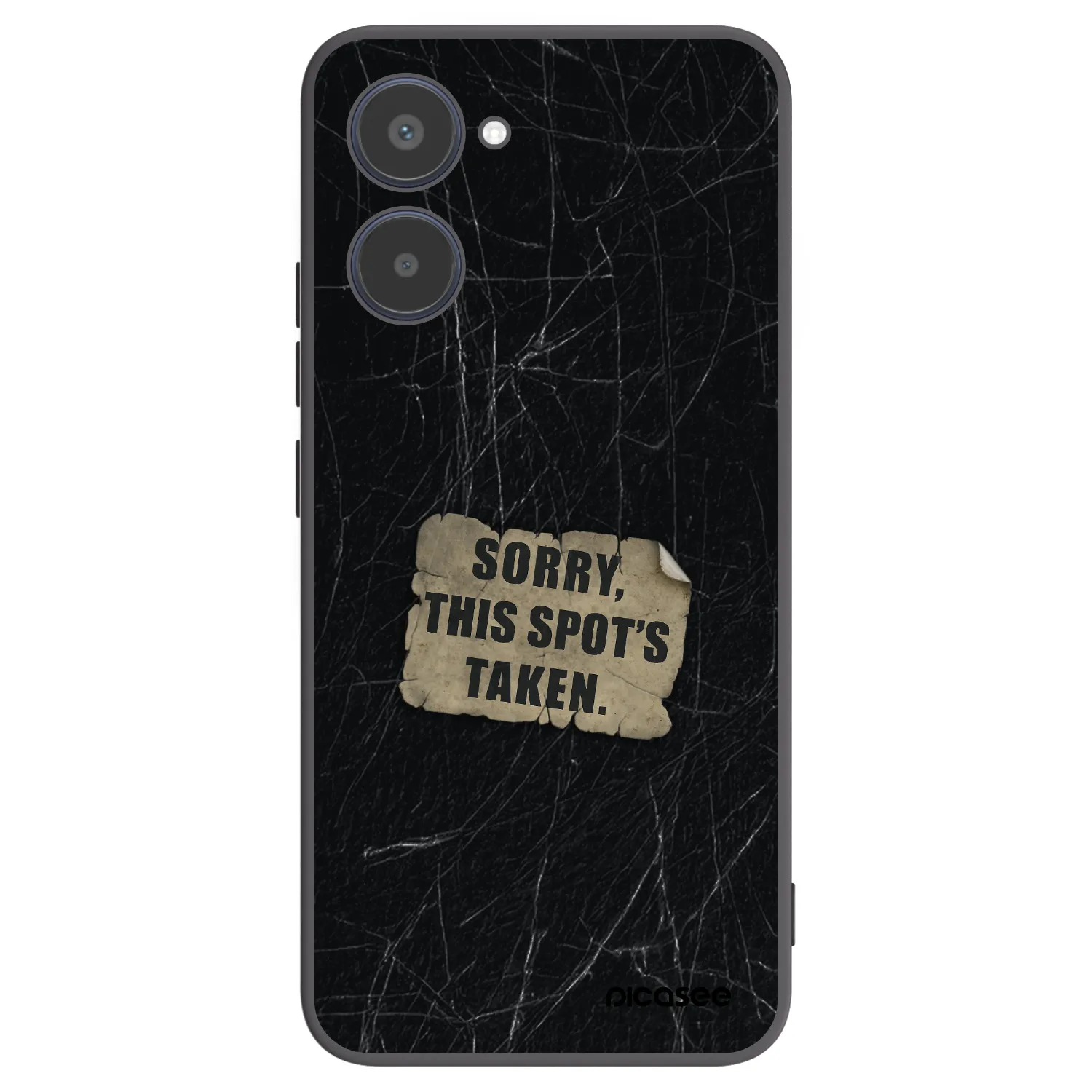 Picasee Realme 10 4G Hülle - Schwarzes Silikon - SORRY