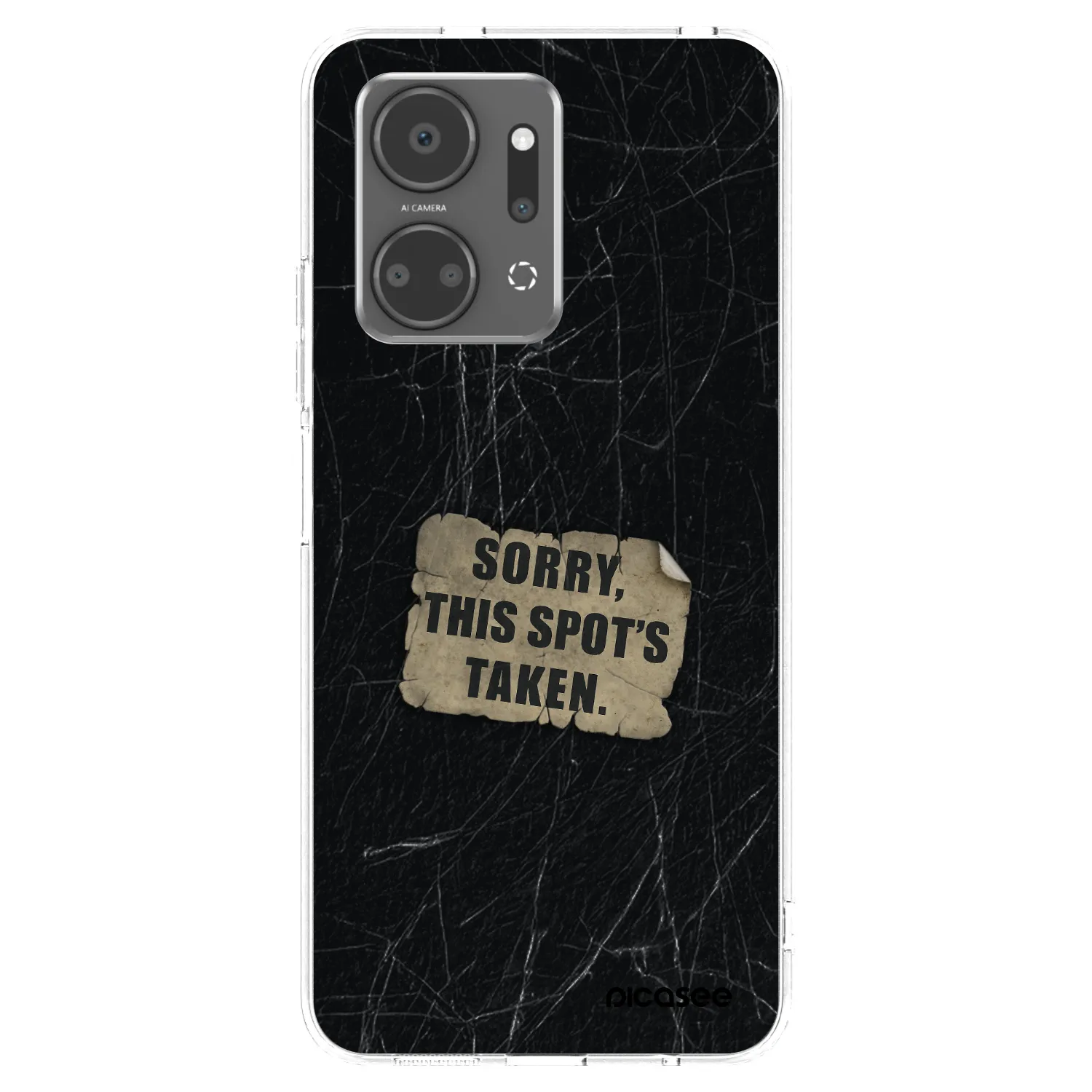 Picasee Honor X7a Hülle - Transparentes Silikon - SORRY