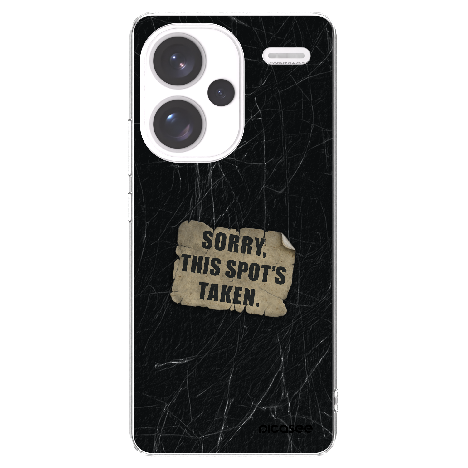 Picasee Xiaomi Redmi Note 13 Pro+ 5G Hülle - Transparentes Silikon - SORRY