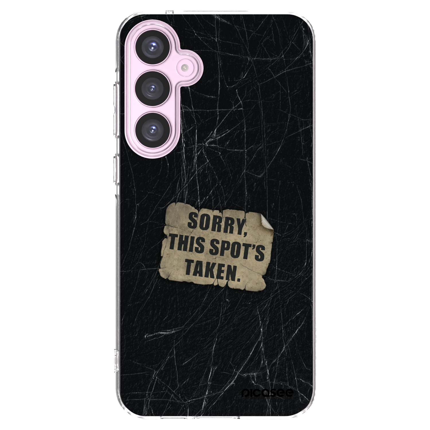 Picasee Samsung Galaxy A55 5G A556B Hülle - Transparentes Silikon - SORRY