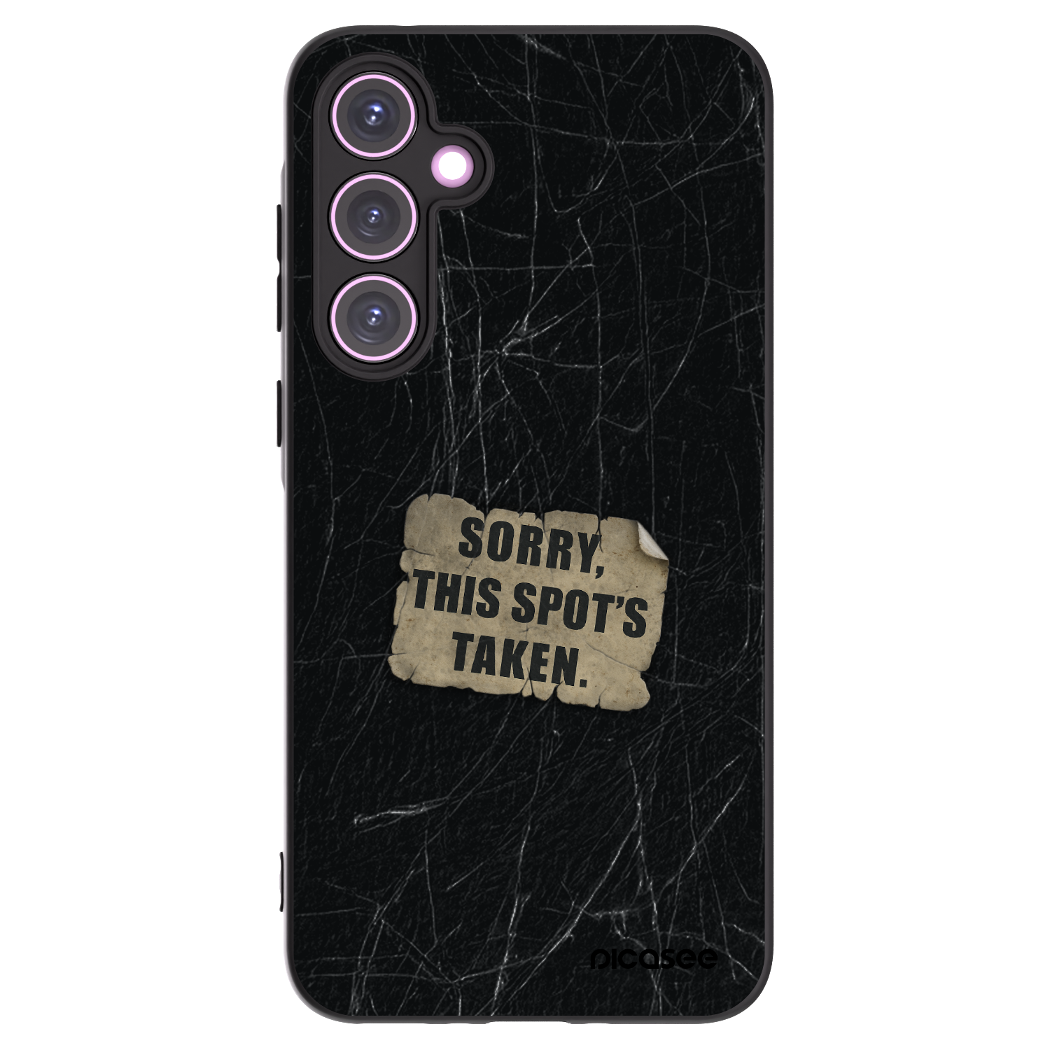 Picasee Samsung Galaxy A35 5G A356B Hülle - Schwarzes Silikon - SORRY