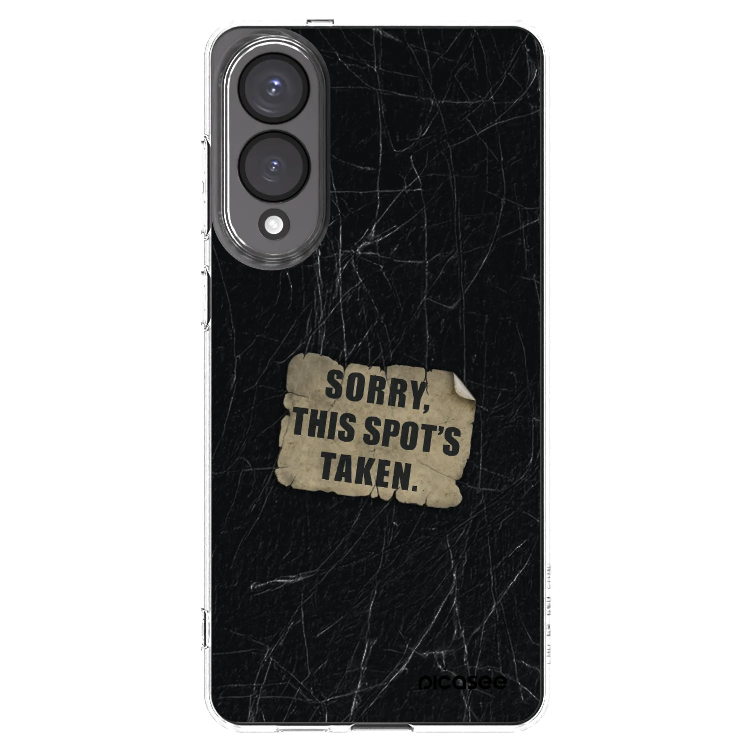 Picasee Samsung Galaxy S25 Edge 5G Hülle - Transparentes Silikon - SORRY