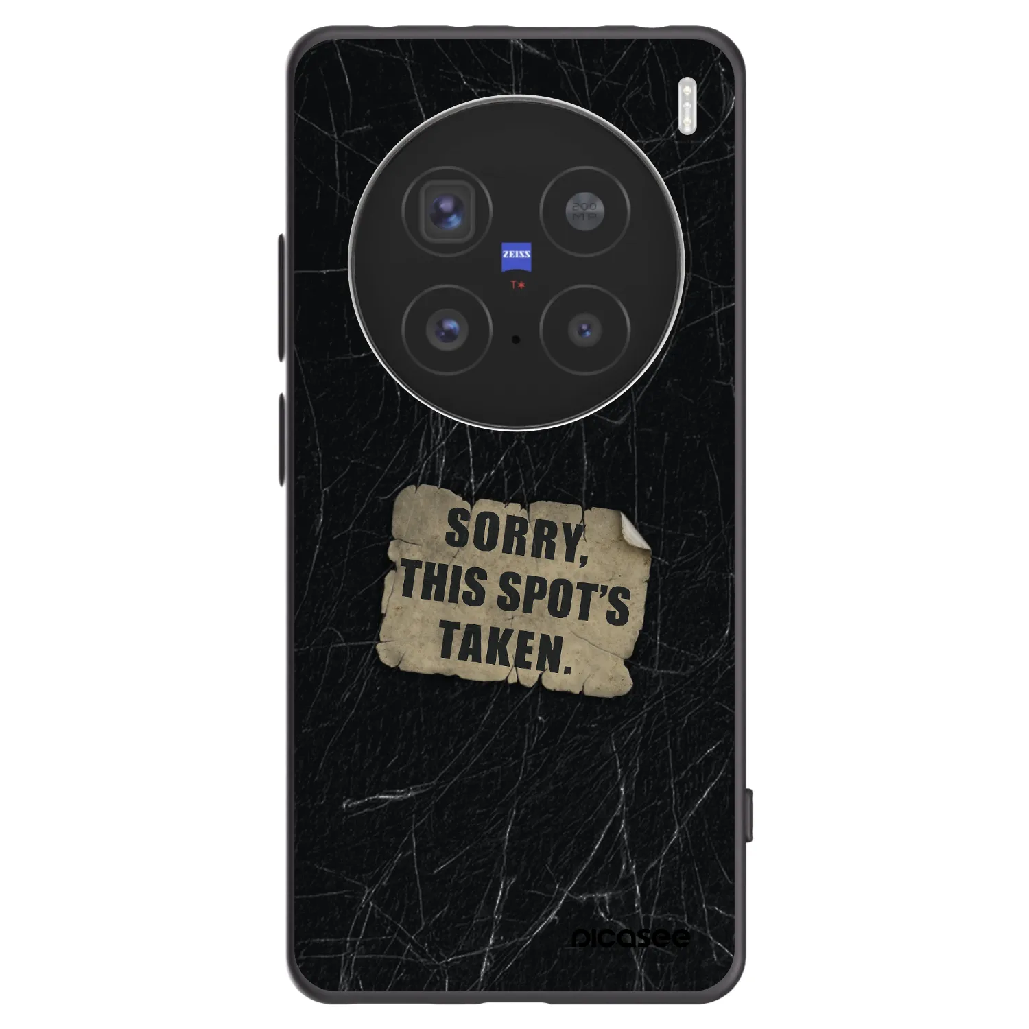 Picasee Vivo X200 Pro Hülle - Schwarzes Silikon - SORRY