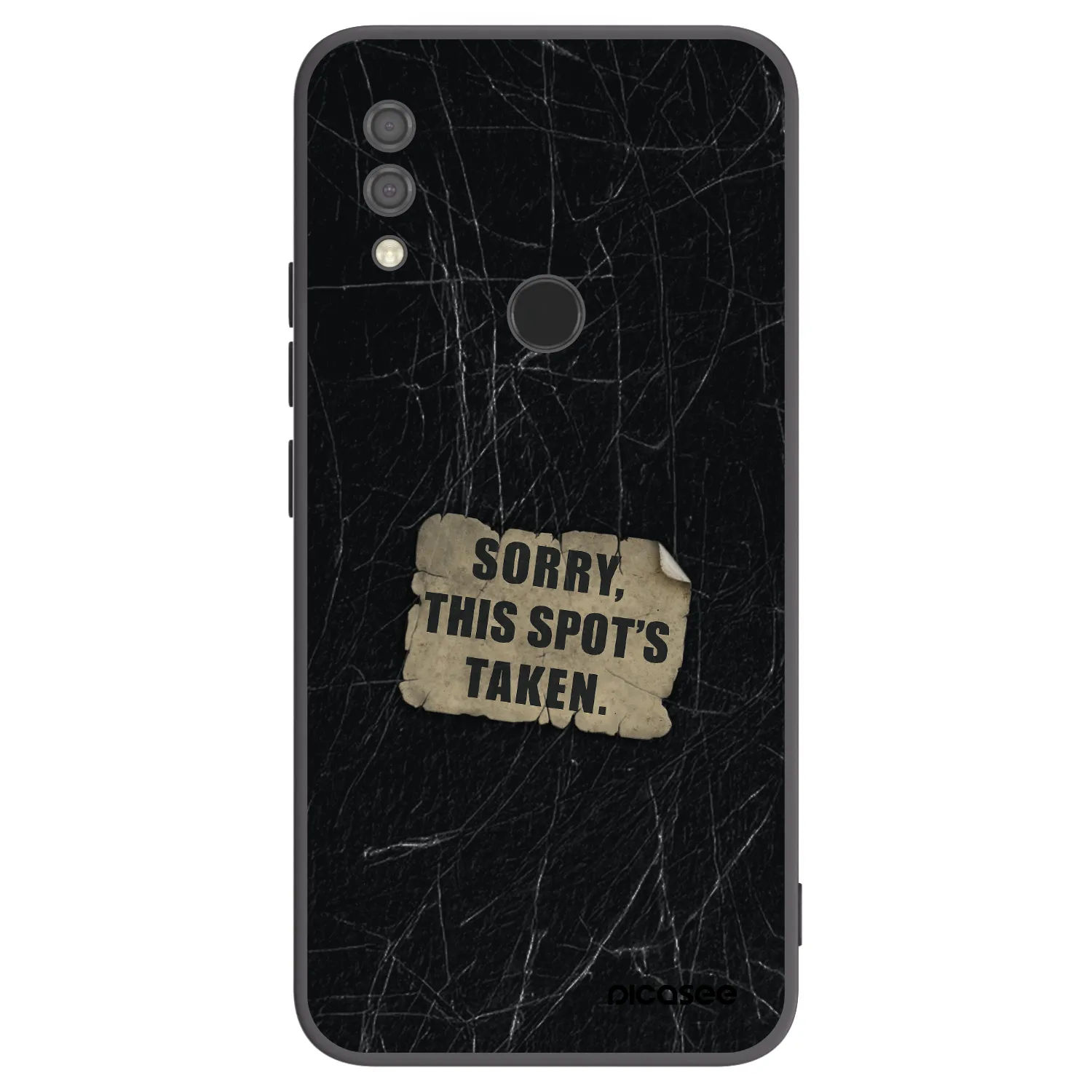 Picasee Xiaomi Redmi 7 Hülle - Schwarzes Silikon - SORRY