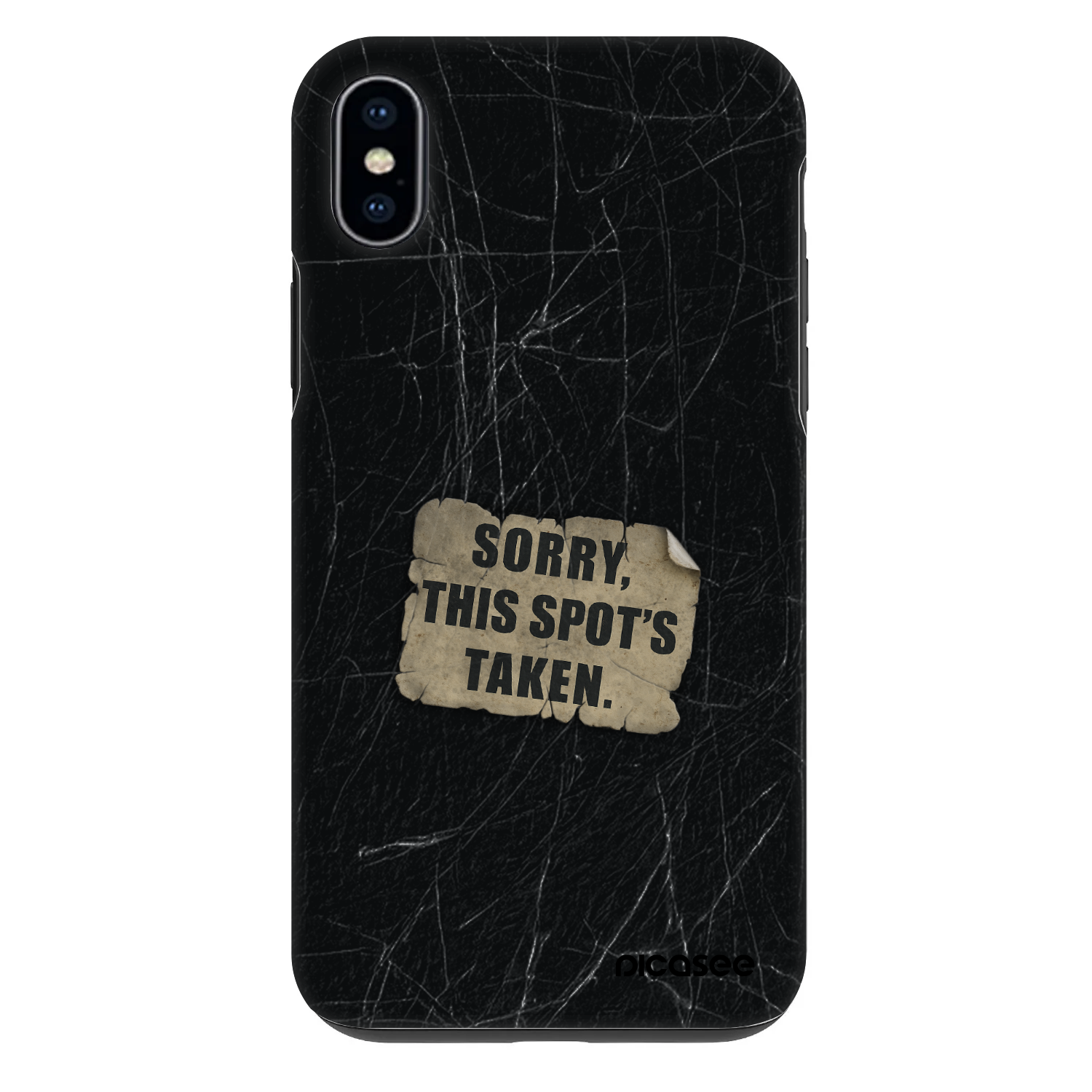 Picasee Fashion Case für Apple iPhone XS Max - SORRY