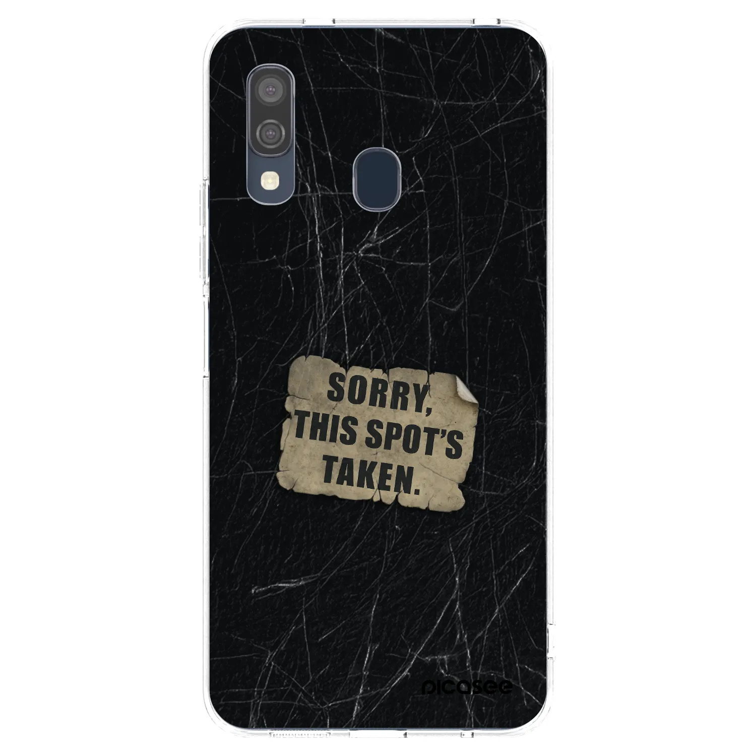 Picasee Samsung Galaxy A40 A405F Hülle - Transparentes Silikon - SORRY