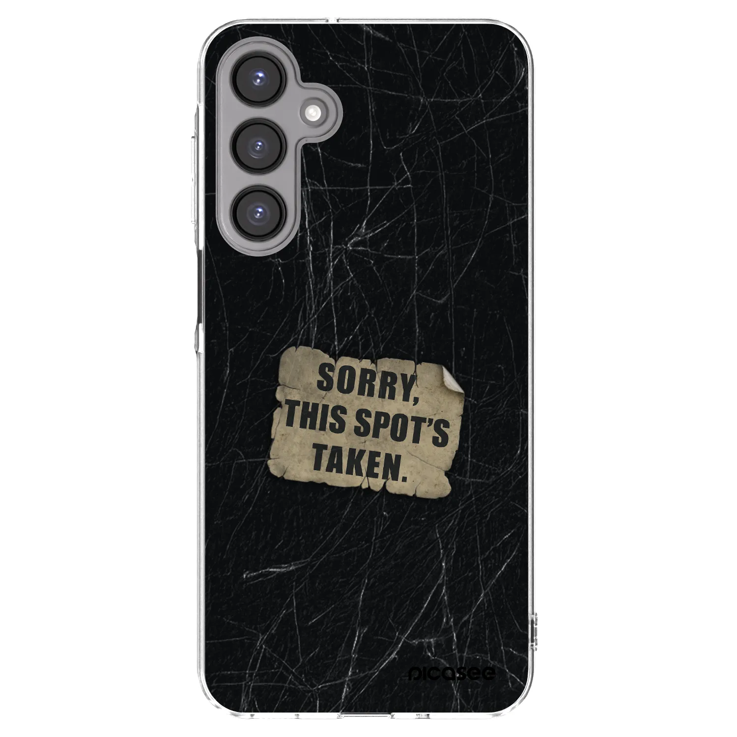 Picasee Samsung Galaxy A16 4G Hülle - Transparentes Silikon - SORRY