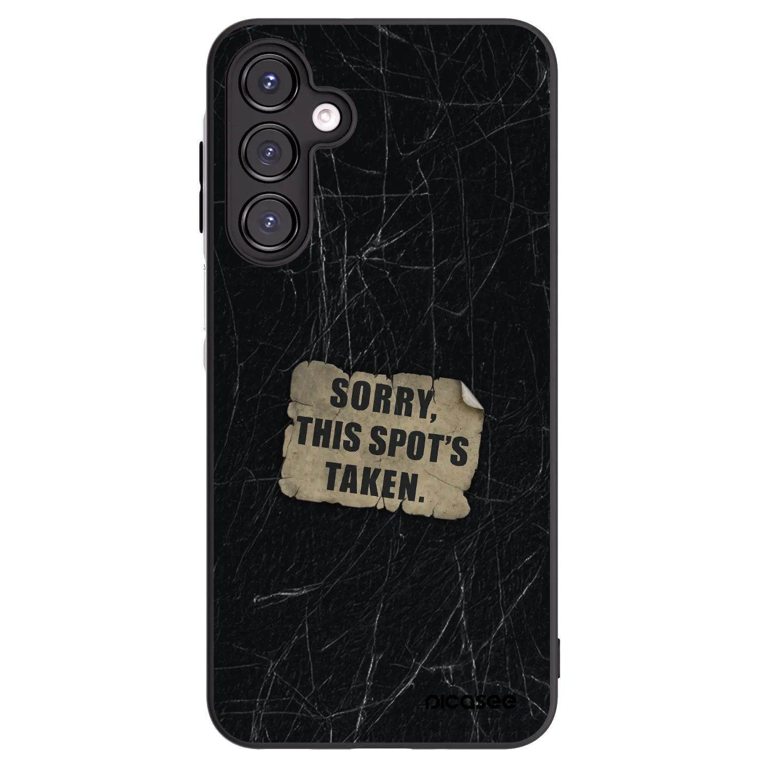 Picasee Samsung Galaxy A16 4G Hülle - Schwarzes Silikon - SORRY