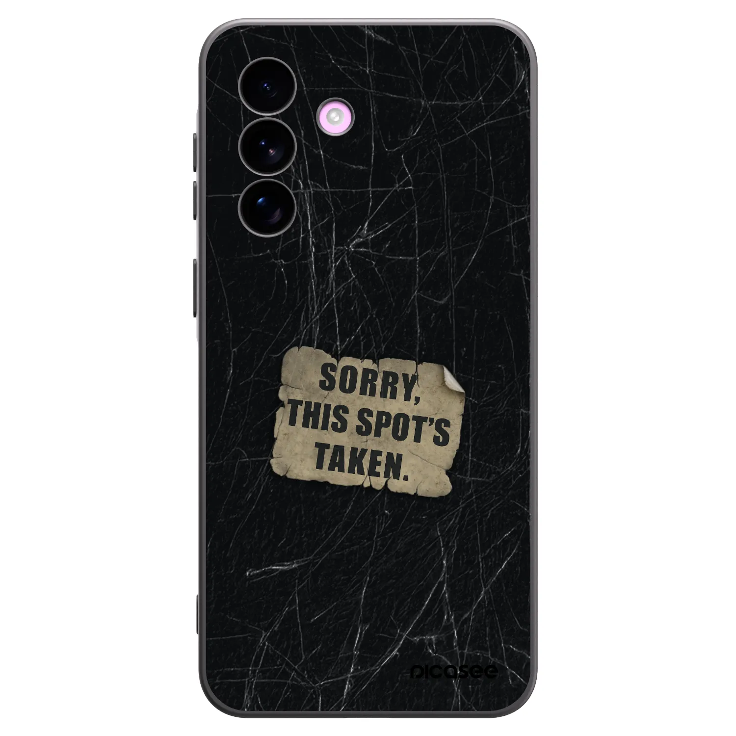 Picasee Samsung Galaxy A57 5G Hülle - Schwarzes Silikon - SORRY