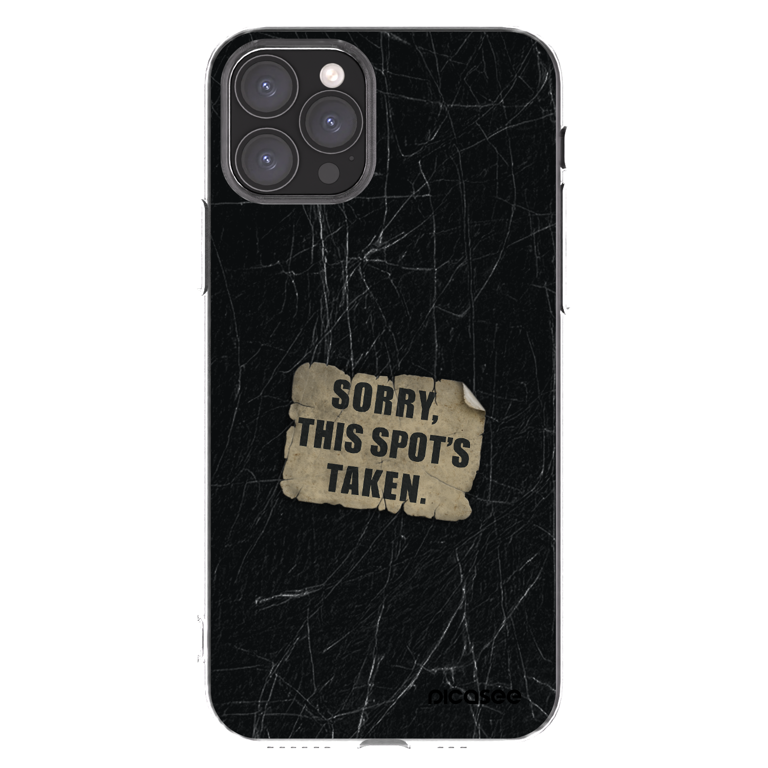 Picasee Apple iPhone 11 Pro Hülle - Transparentes Silikon - SORRY