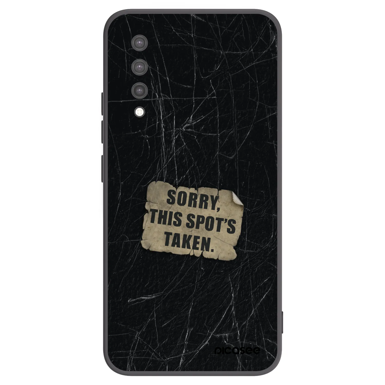 Picasee Xiaomi Mi 9 Lite Hülle - Schwarzes Silikon - SORRY
