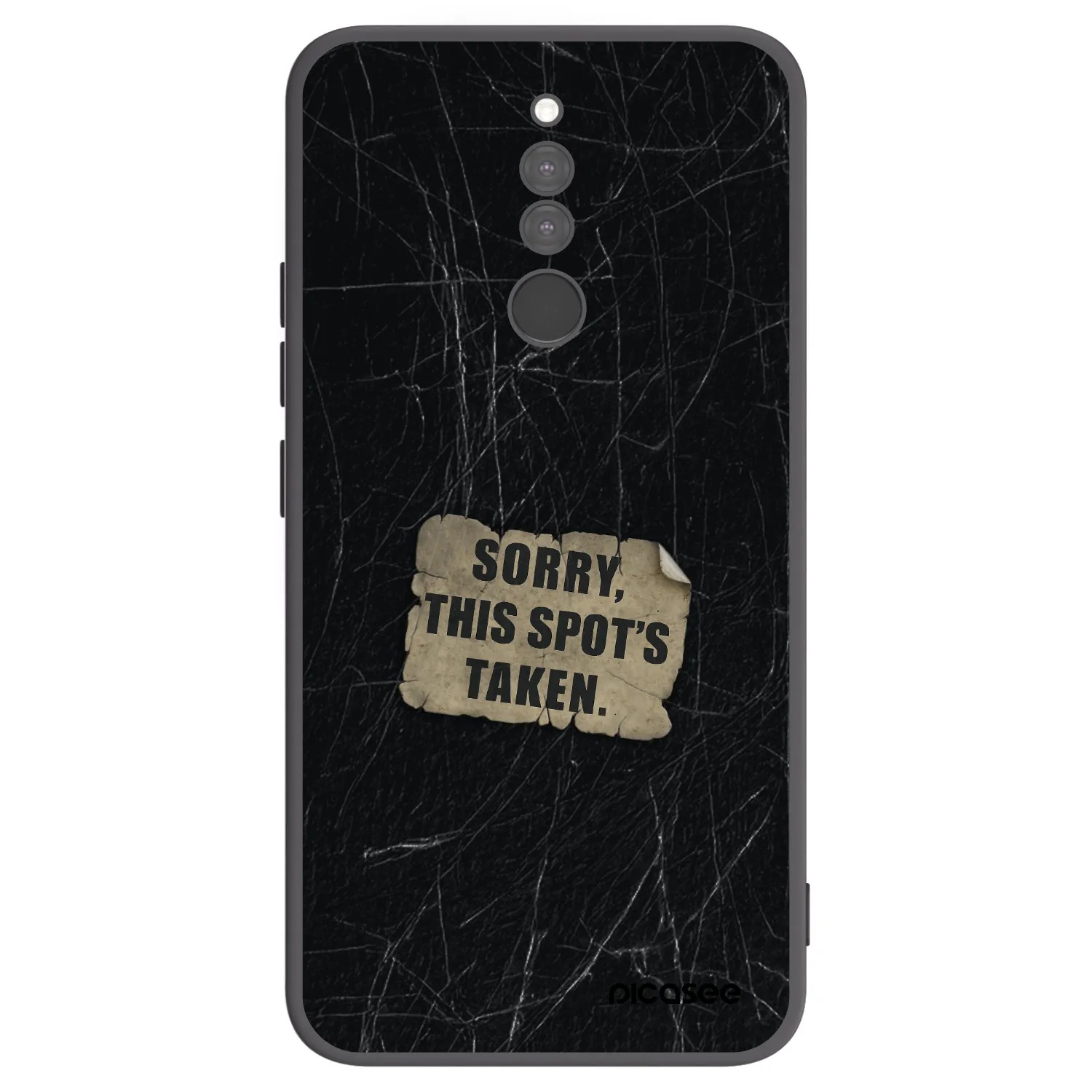 Picasee Xiaomi Redmi 8 Hülle - Schwarzes Silikon - SORRY