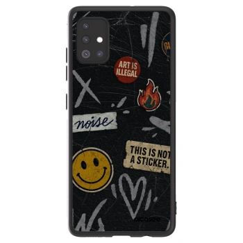 Picasee ULTIMATE CASE für Samsung Galaxy A51 A515F - STICKERS x TAGS