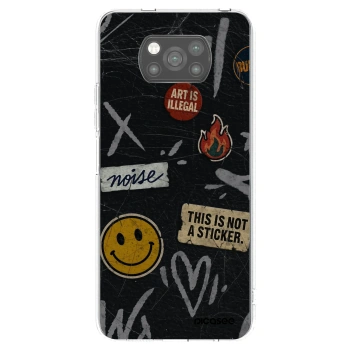 Picasee Xiaomi Poco X3 Pro Hülle - Schwarzes Silikon - STICKERS x TAGS