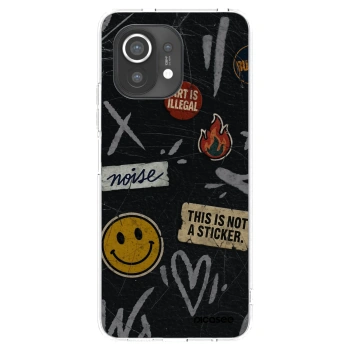 Picasee Xiaomi Mi 11 Hülle - Transparentes Silikon - STICKERS x TAGS