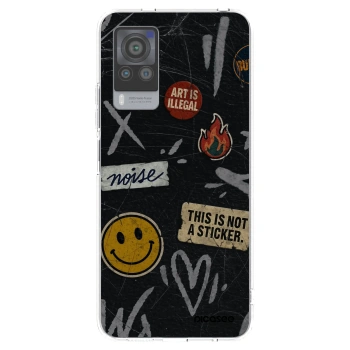 Picasee Vivo X60 Pro 5G Hülle - Transparentes Silikon - STICKERS x TAGS