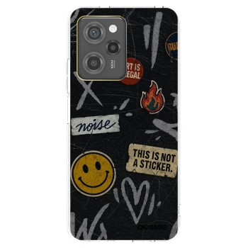 Picasee Xiaomi Poco X5 Pro Hülle - Schwarzes Silikon - STICKERS x TAGS