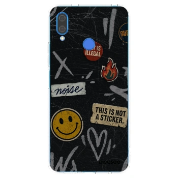 Picasee Huawei Nova 3 Hülle - Transparentes Silikon - STICKERS x TAGS