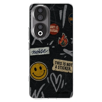 Picasee Honor 90 5G Hülle - Transparentes Silikon - STICKERS x TAGS