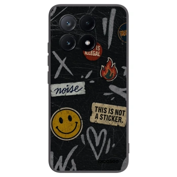 Picasee Xiaomi Poco X6 Pro Hülle - Schwarzes Silikon - STICKERS x TAGS