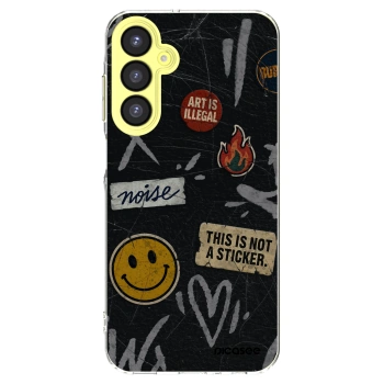 Picasee Samsung Galaxy A25 A256B 5G Hülle - Transparentes Silikon - STICKERS x TAGS