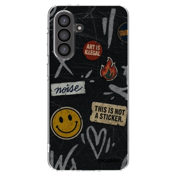 Picasee Samsung Galaxy A56 5G A566B Hülle - Transparentes Silikon - STICKERS x TAGS
