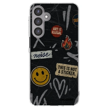 Picasee Samsung Galaxy A16 4G Hülle - Transparentes Silikon - STICKERS x TAGS