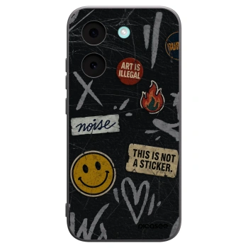 Picasee Xiaomi Poco X8 Pro Hülle - Schwarzes Silikon - STICKERS x TAGS