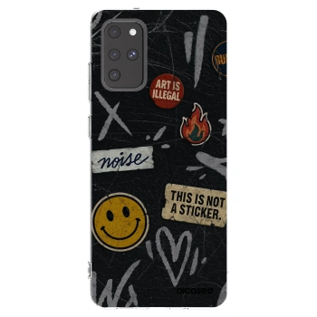 Picasee Samsung Galaxy S20+ G985F Hülle - Transparentes Silikon - STICKERS x TAGS