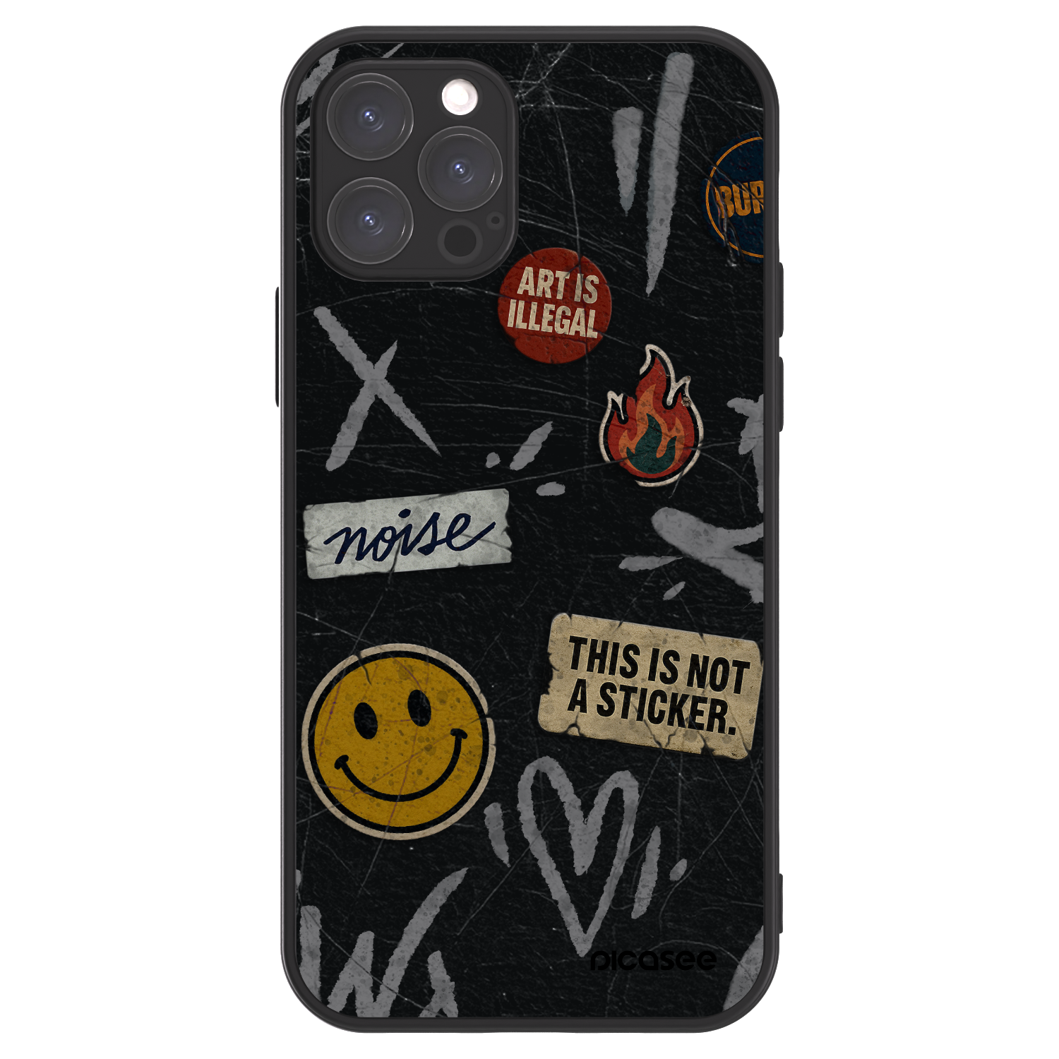 Picasee ULTIMATE CASE für Apple iPhone 12 Pro - STICKERS x TAGS