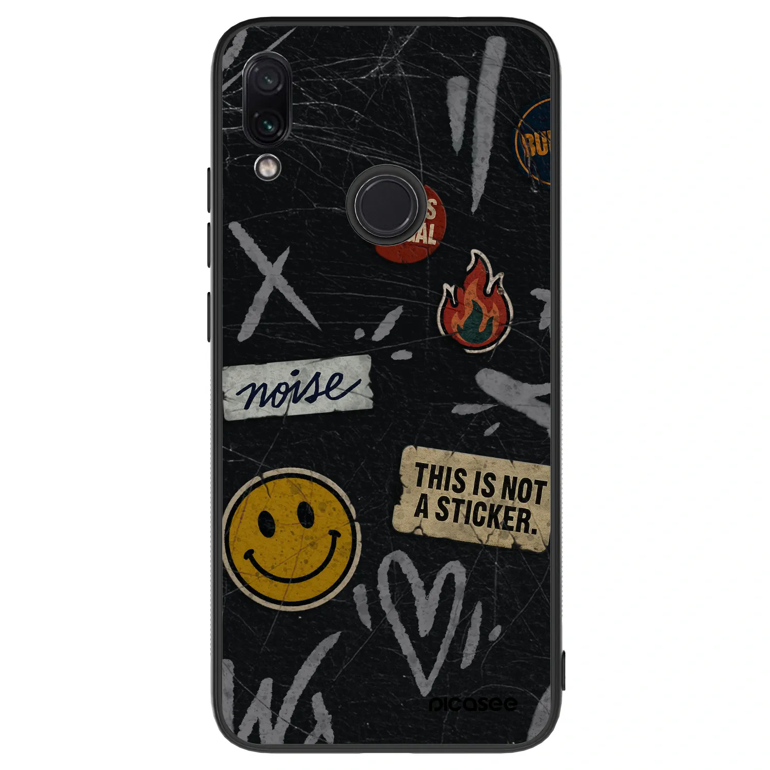 Picasee ULTIMATE CASE für Xiaomi Redmi Note 7 - STICKERS x TAGS
