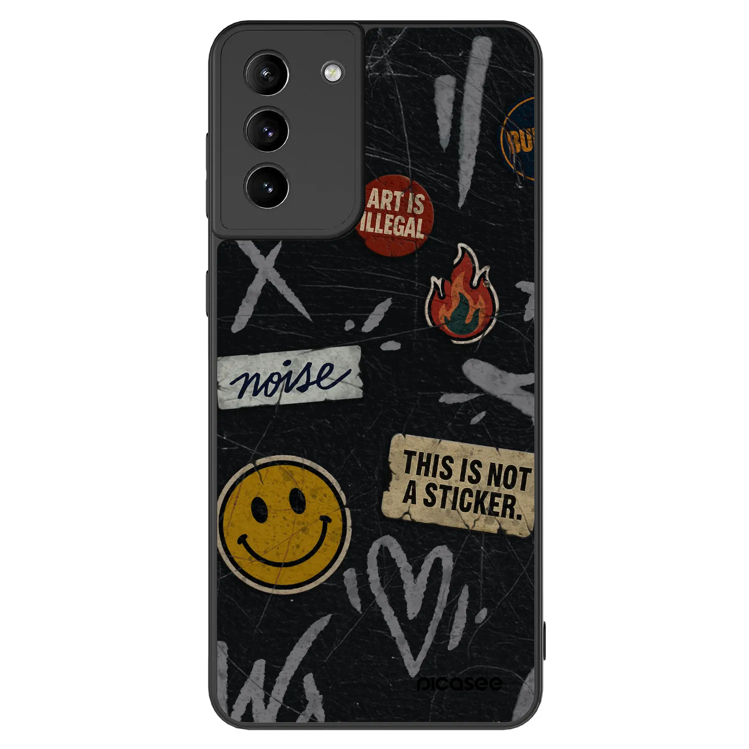 Picasee ULTIMATE CASE für Samsung Galaxy S21+ 5G G996F - STICKERS x TAGS