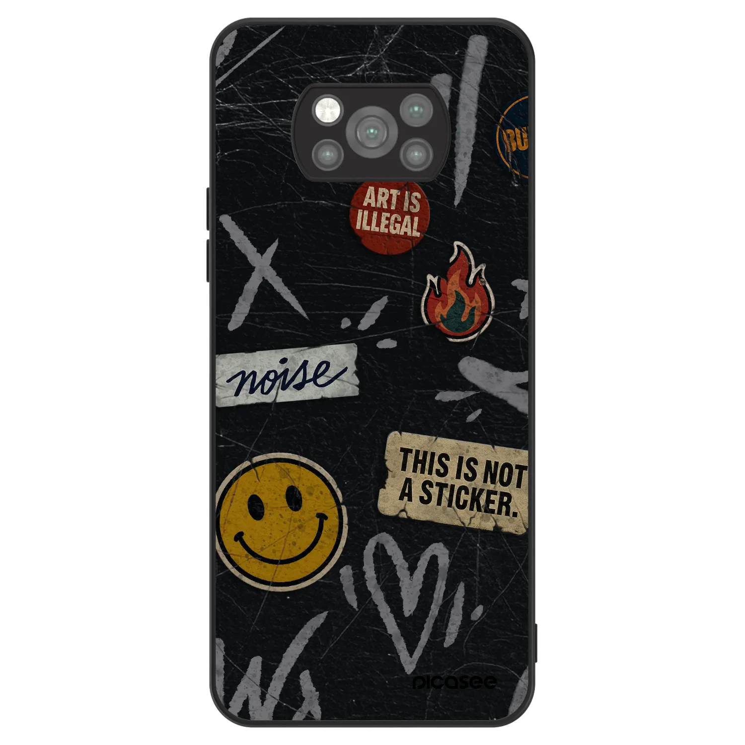 Picasee ULTIMATE CASE für Xiaomi Poco X3 Pro - STICKERS x TAGS