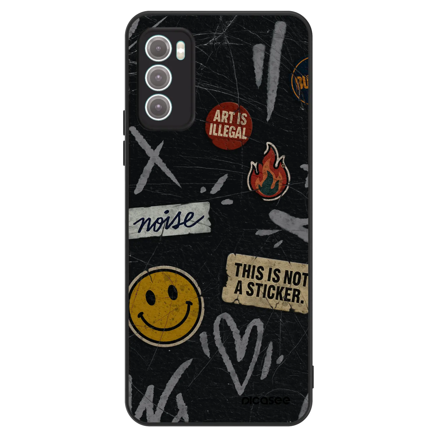 Picasee ULTIMATE CASE für Motorola Moto G60 - STICKERS x TAGS