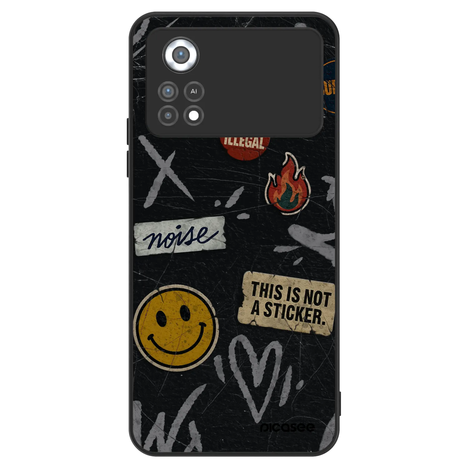 Picasee ULTIMATE CASE für Xiaomi Poco X4 Pro 5G - STICKERS x TAGS