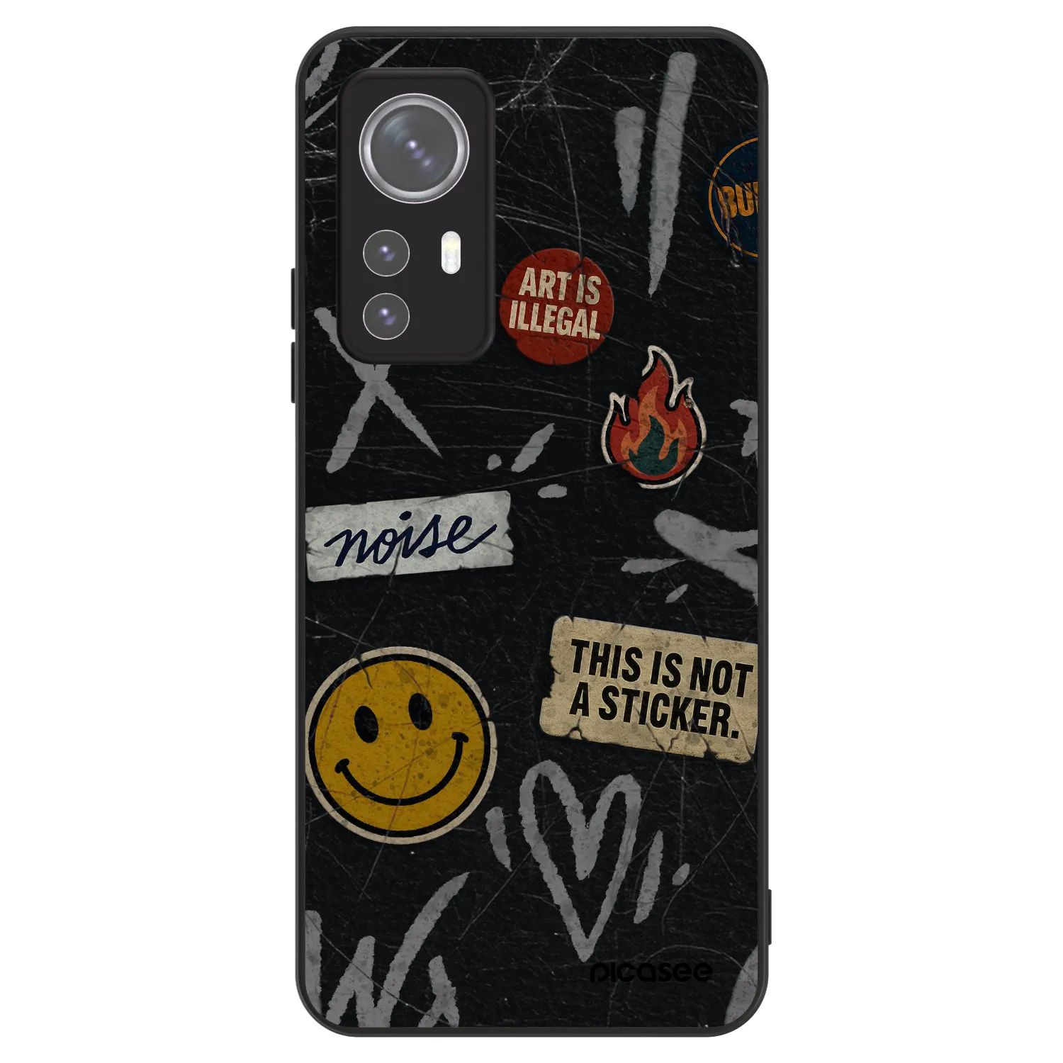 Picasee ULTIMATE CASE für Xiaomi 12X - STICKERS x TAGS