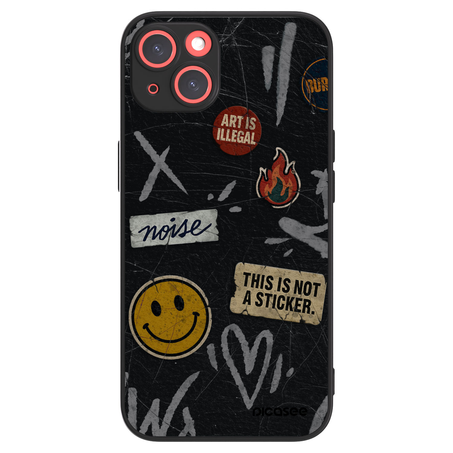 Picasee ULTIMATE CASE MagSafe für Apple iPhone 13 - STICKERS x TAGS